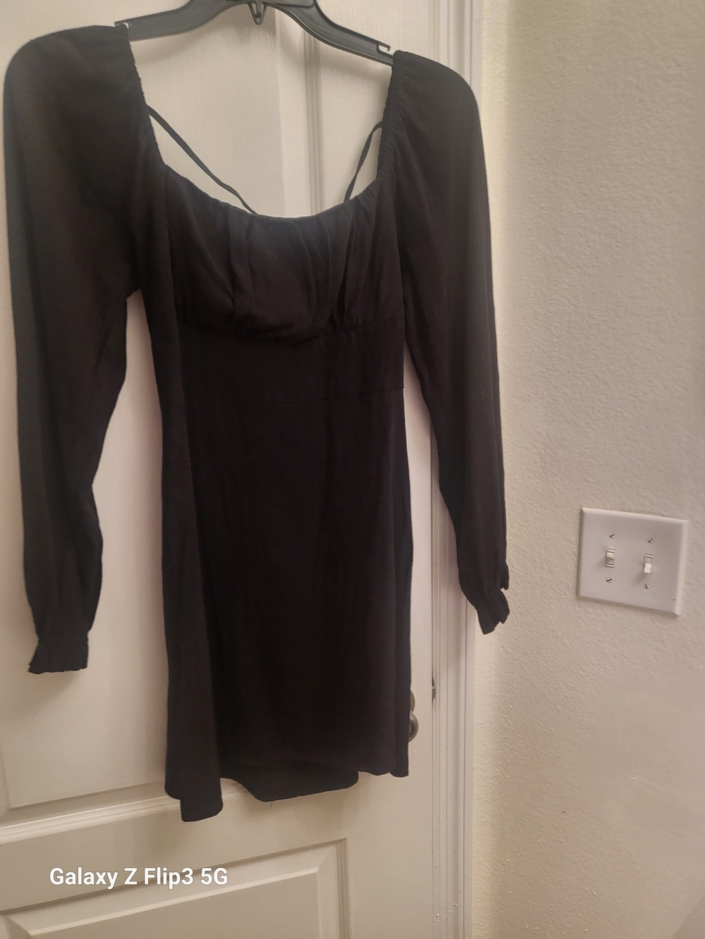 Forever 21 Open Back Long Sleeve Mini Dress (M ) Pre-owned - Picture 6 of 8